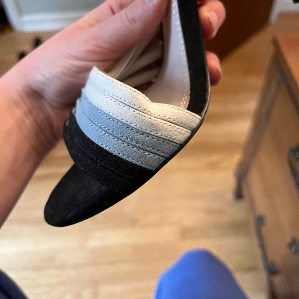 Zara Color Block Heels - Picture 4 of 10